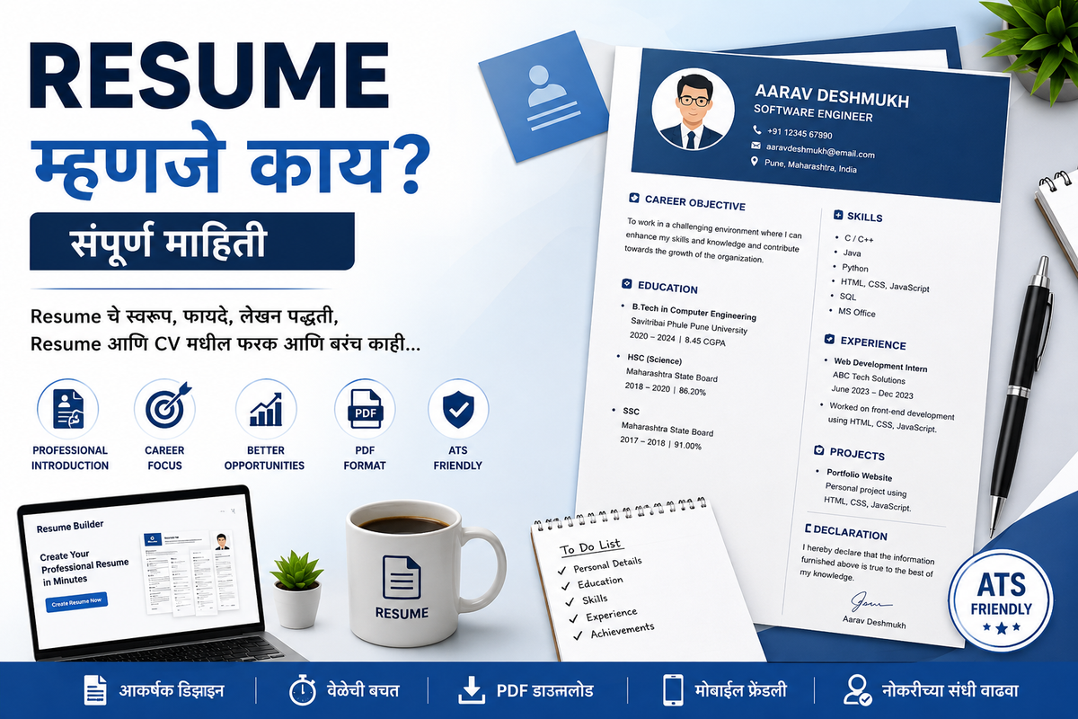 Resume म्हणजे काय?