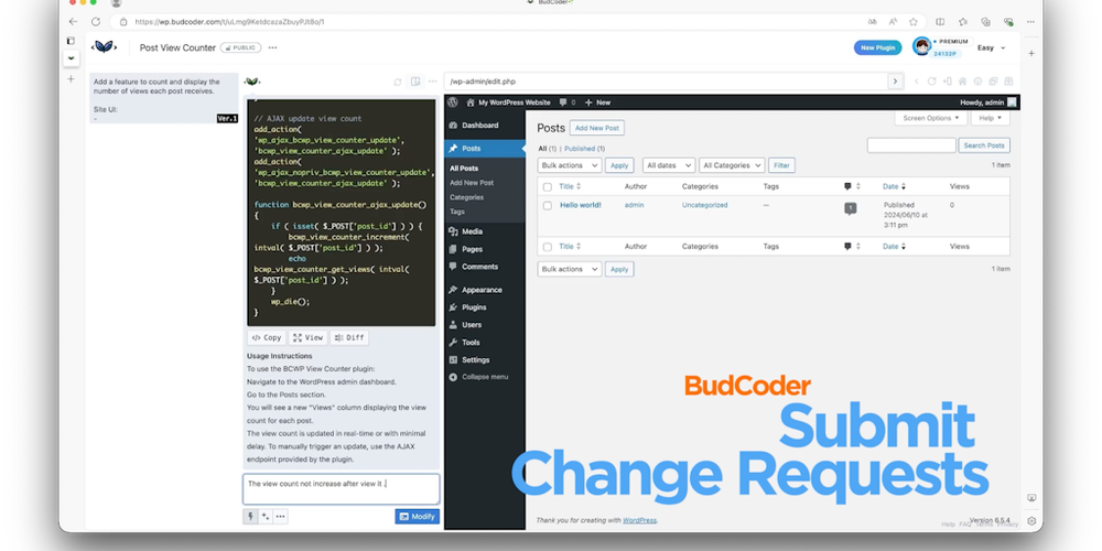 BudCoder website screenshot BudCoder website screenshot