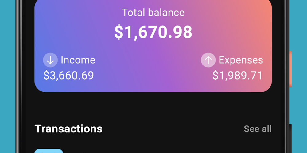 Finance:Budget Expense Tracker website screenshot Finance:Budget Expense Tracker website screenshot