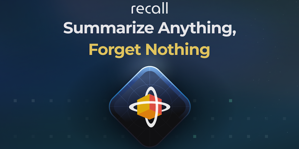 Recall website screenshot Recall website screenshot