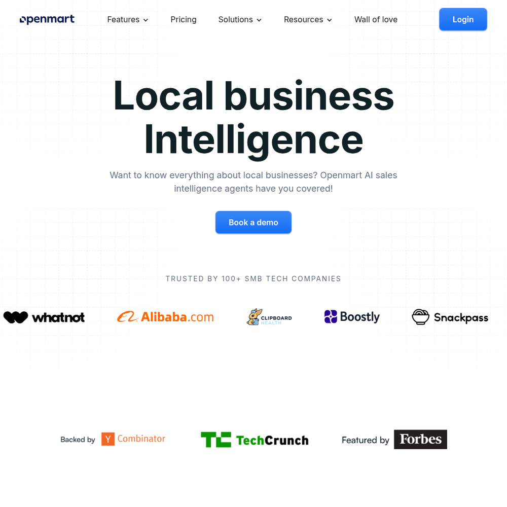 Openmart website screenshot Openmart website screenshot