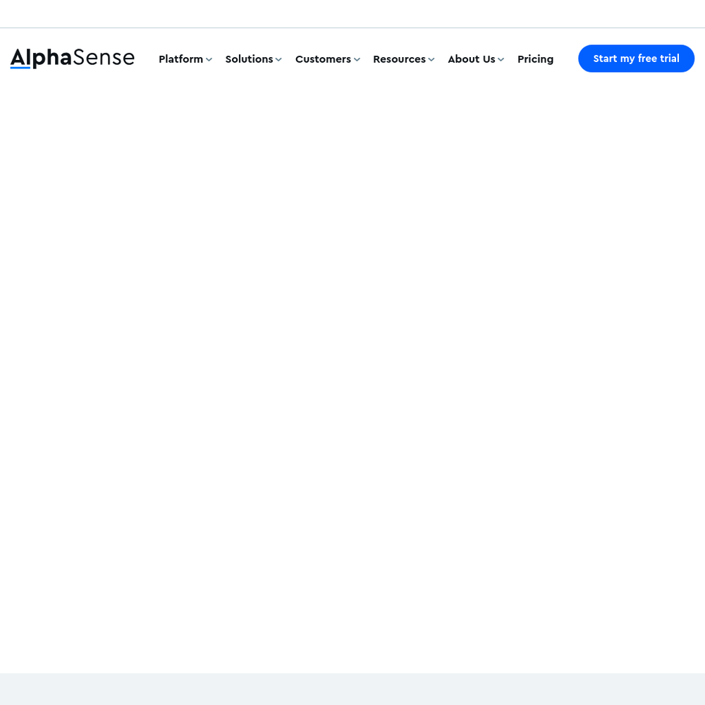 AlphaSense website screenshot AlphaSense website screenshot
