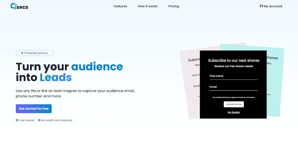 Dyence website screenshot Dyence website screenshot