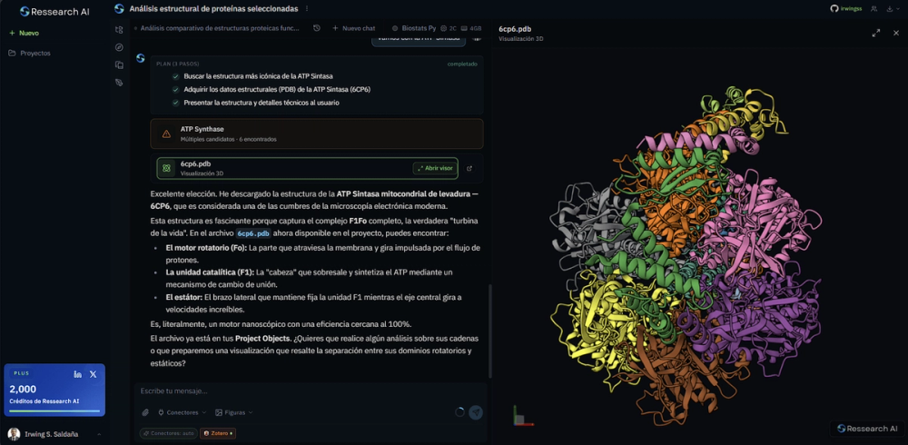 Screenshot of Ressearch AI Screenshot of Ressearch AI