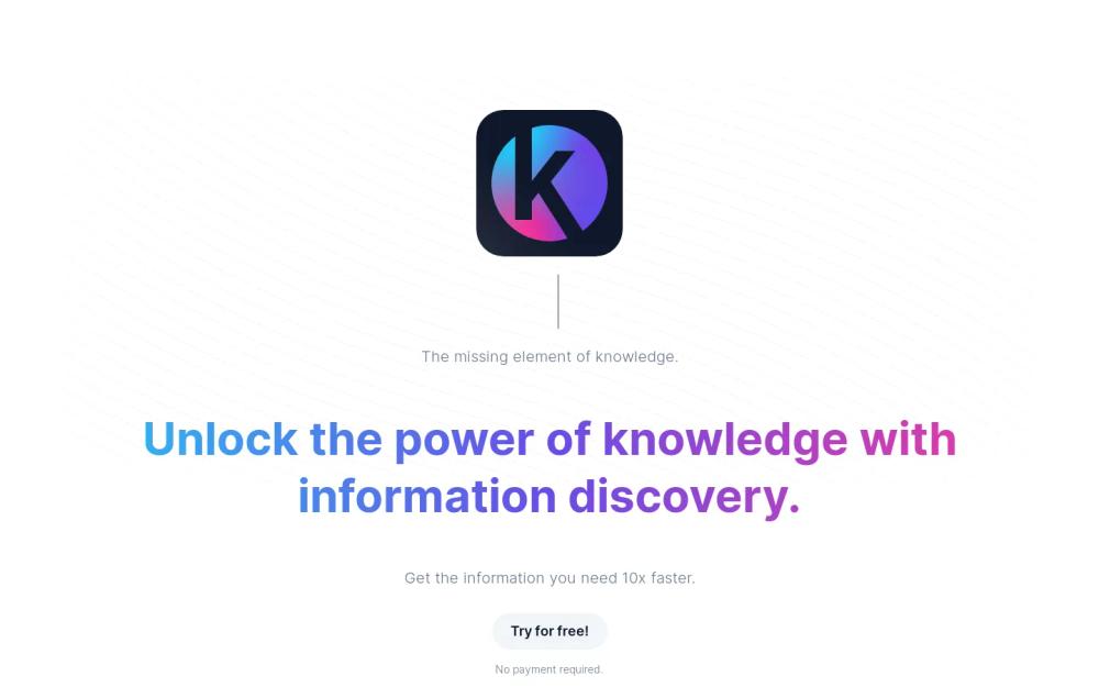 Kognitium website screenshot Kognitium website screenshot