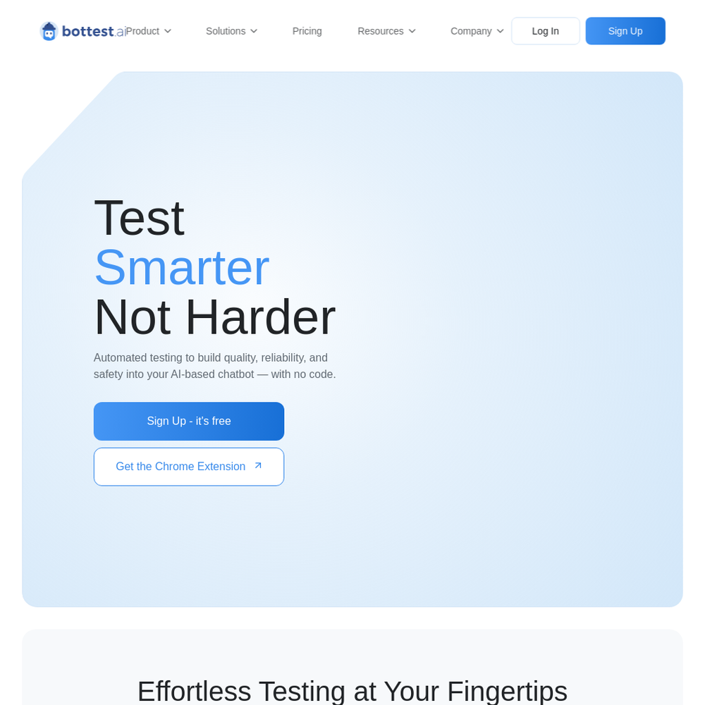 bottest.ai website screenshot bottest.ai website screenshot