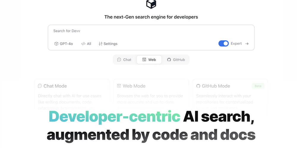 Devv.AI website screenshot Devv.AI website screenshot