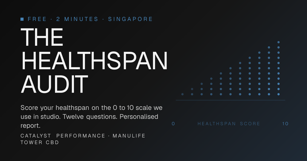 Screenshot of Catalyst Healthspan Audit Screenshot of Catalyst Healthspan Audit