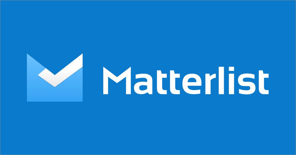 Screenshot of Matterlist Screenshot of Matterlist