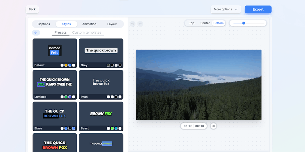 Subsvideo website screenshot Subsvideo website screenshot