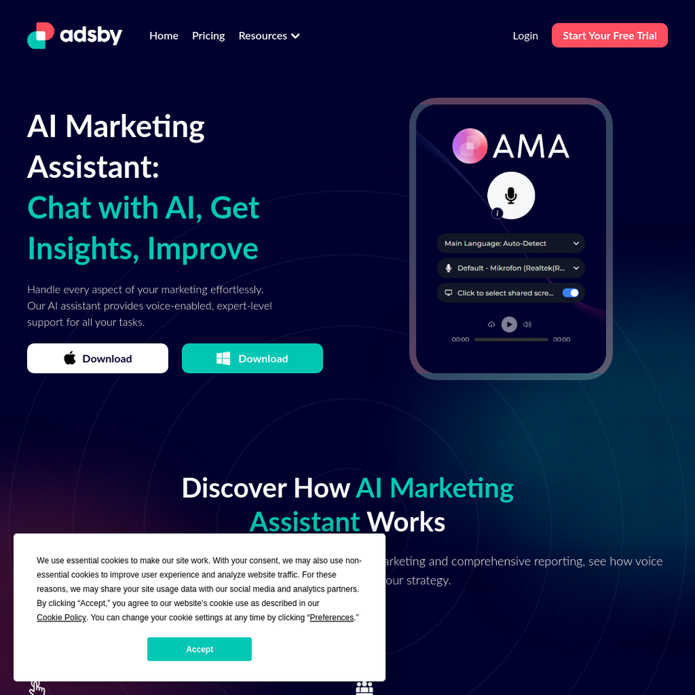 AMA website screenshot AMA website screenshot