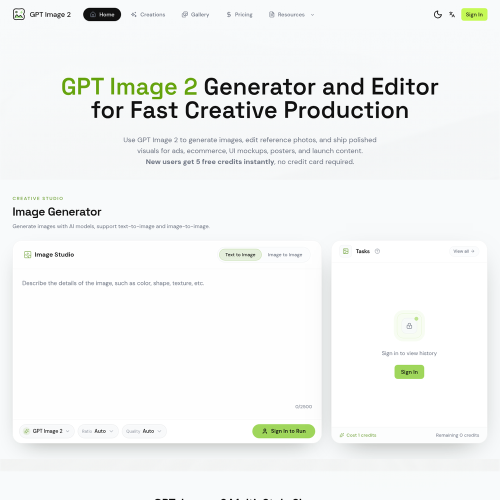 GPT Image 2 website screenshot GPT Image 2 website screenshot