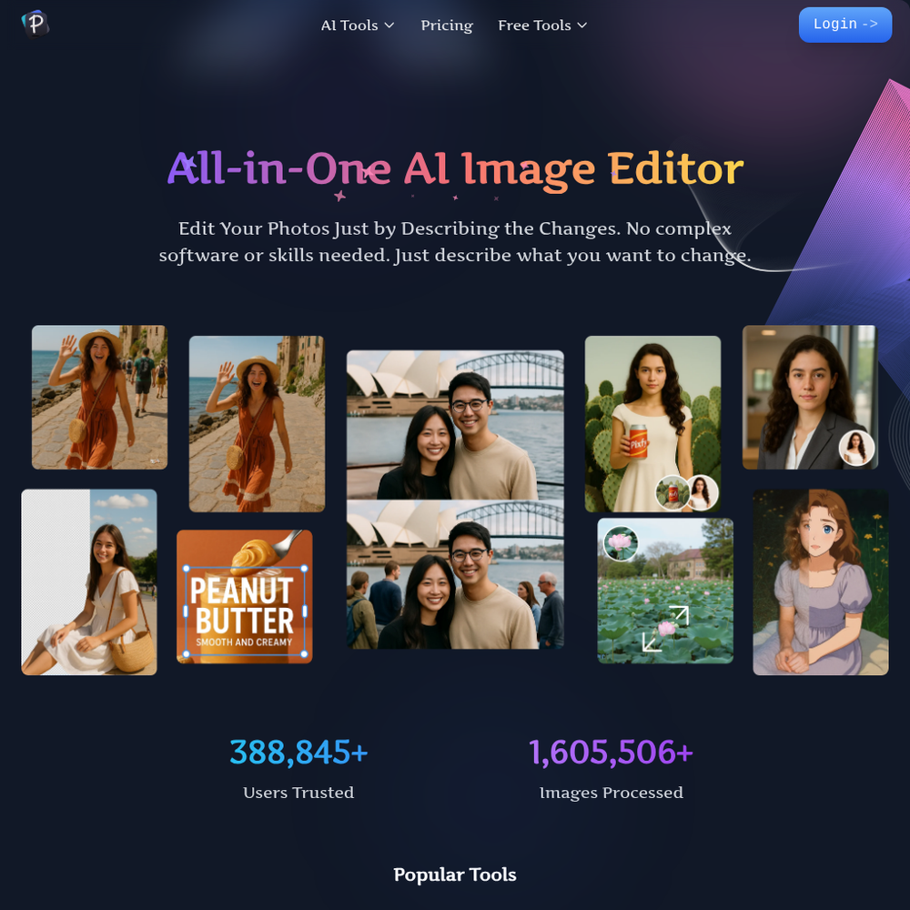 Pixfy AI website screenshot Pixfy AI website screenshot