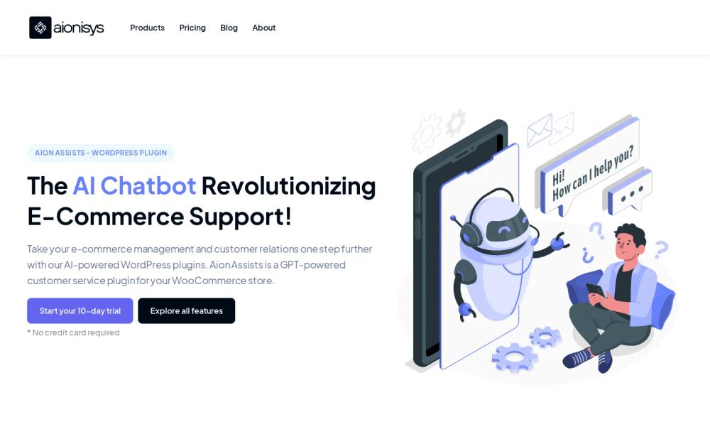 Aionisys website screenshot Aionisys website screenshot