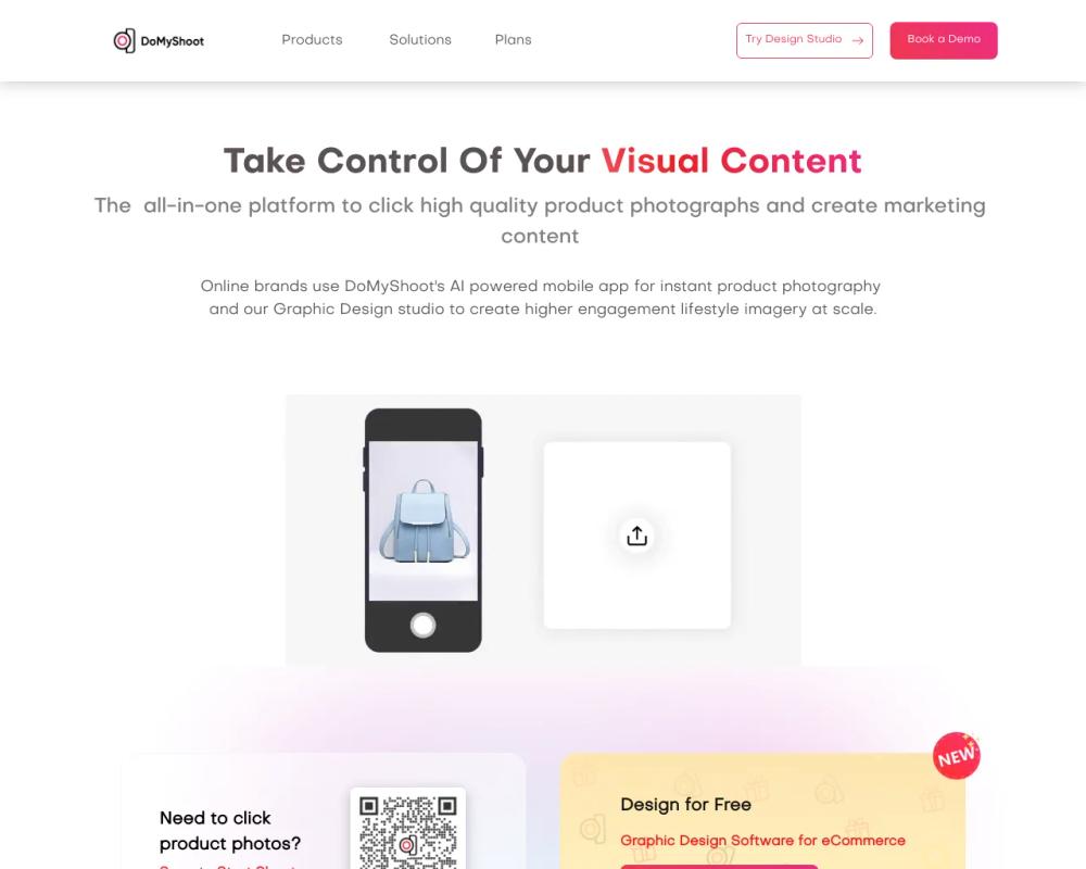 DoMyShoot website screenshot DoMyShoot website screenshot