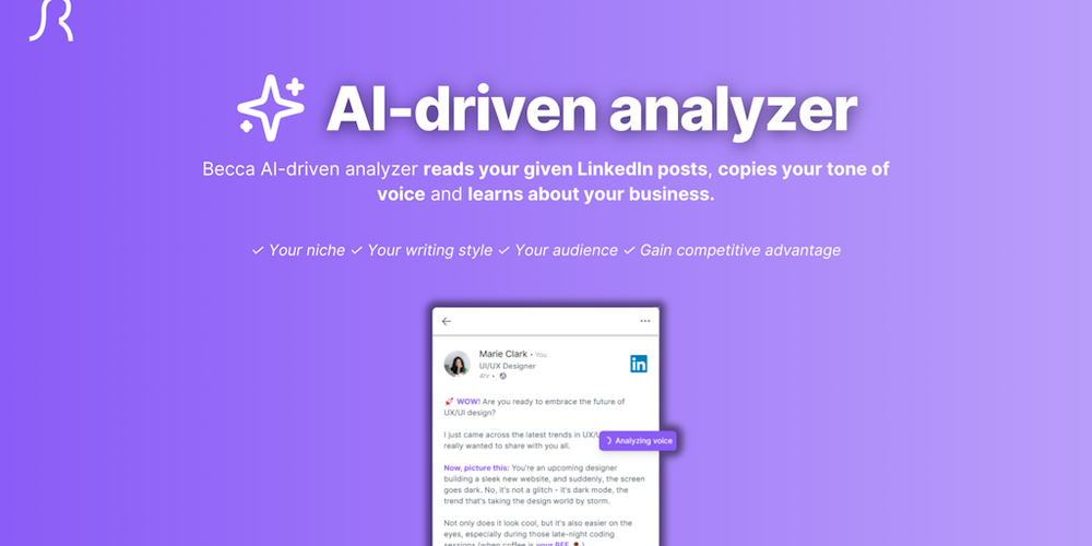 Becc.ai website screenshot Becc.ai website screenshot
