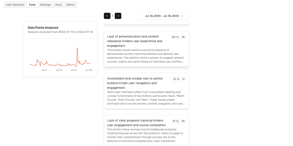 Depth website screenshot Depth website screenshot