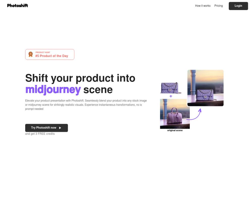 Photoshift website screenshot Photoshift website screenshot