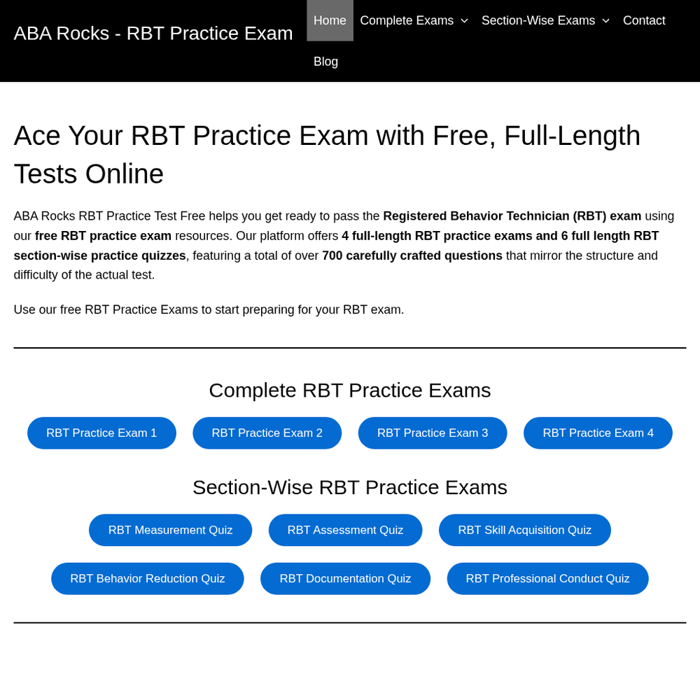 ABA Rocks website screenshot ABA Rocks website screenshot