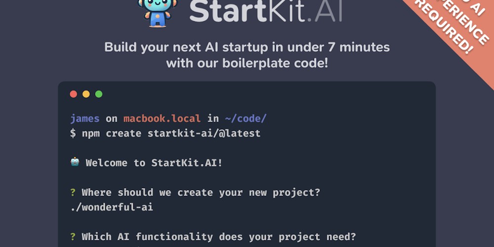 StartKit.AI website screenshot StartKit.AI website screenshot