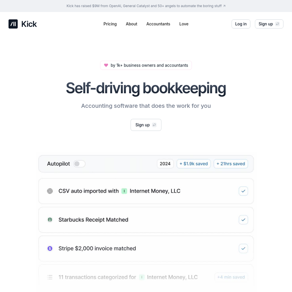 Kick website screenshot Kick website screenshot