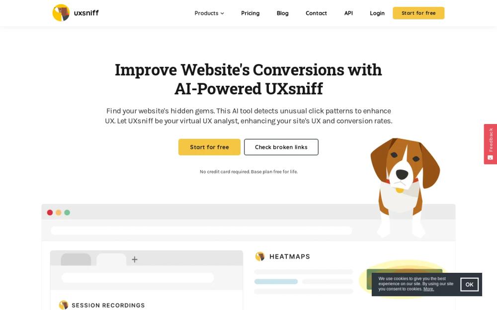 UXSniff website screenshot UXSniff website screenshot