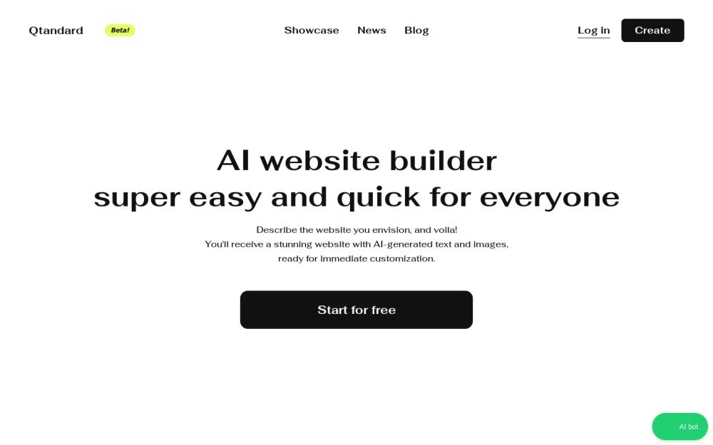 Qtandard website screenshot Qtandard website screenshot