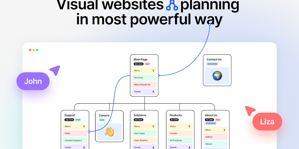 FlowMapp website screenshot FlowMapp website screenshot