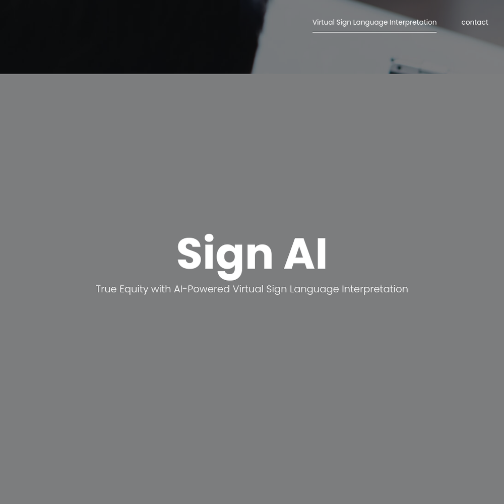 Sign AI website screenshot Sign AI website screenshot