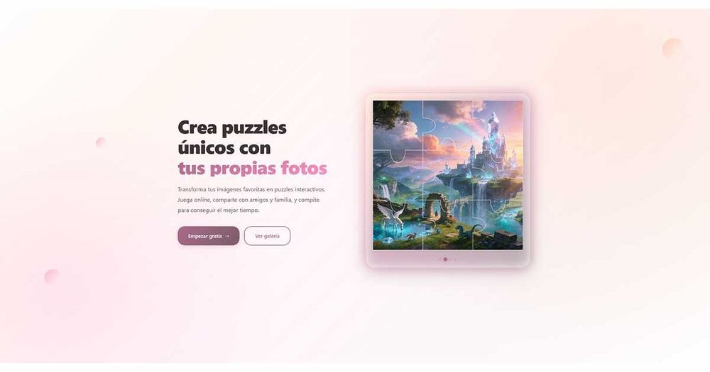 Screenshot of Puzzlify Screenshot of Puzzlify