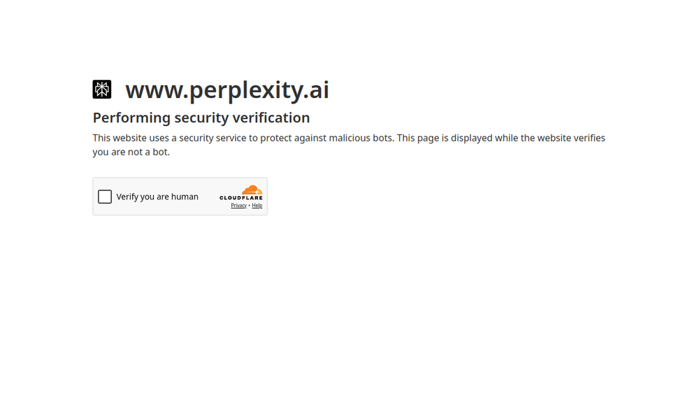 Perplexity website screenshot Perplexity website screenshot