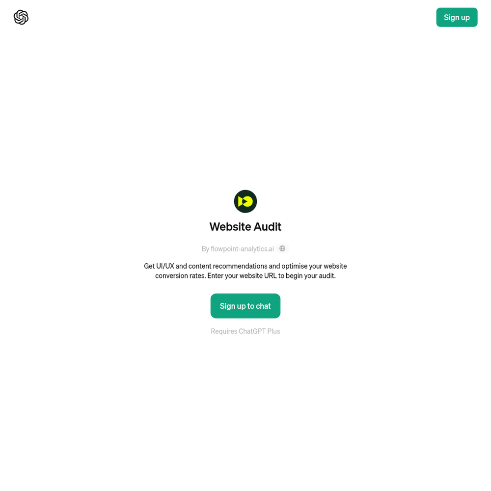 Website Audit by Flowpoint.ai website screenshot Website Audit by Flowpoint.ai website screenshot