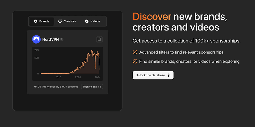 Sponsorship website screenshot Sponsorship website screenshot