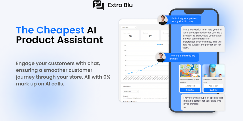 Extra Blu website screenshot Extra Blu website screenshot