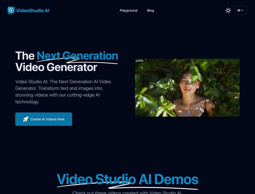 Vidu Studio AI website screenshot Vidu Studio AI website screenshot