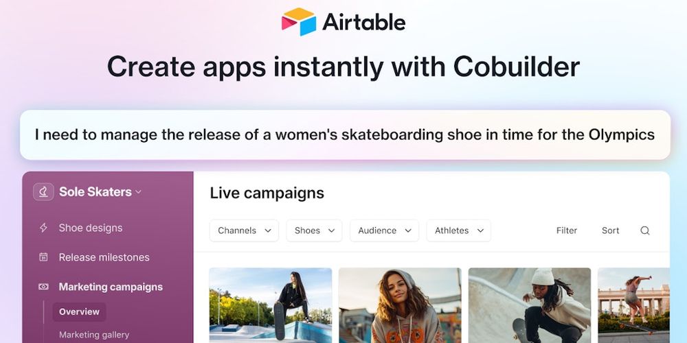 Airtable website screenshot Airtable website screenshot