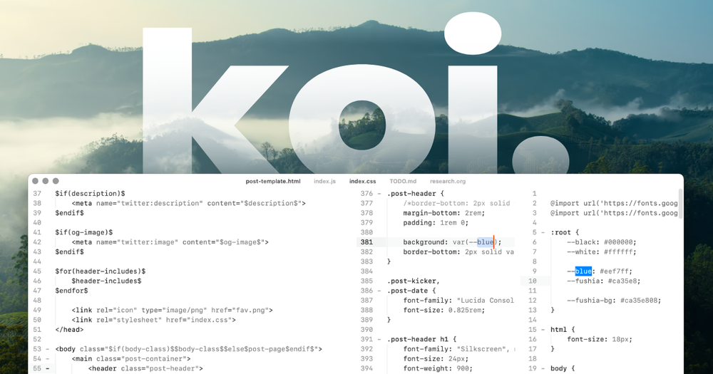 Screenshot of Koi Editor Screenshot of Koi Editor