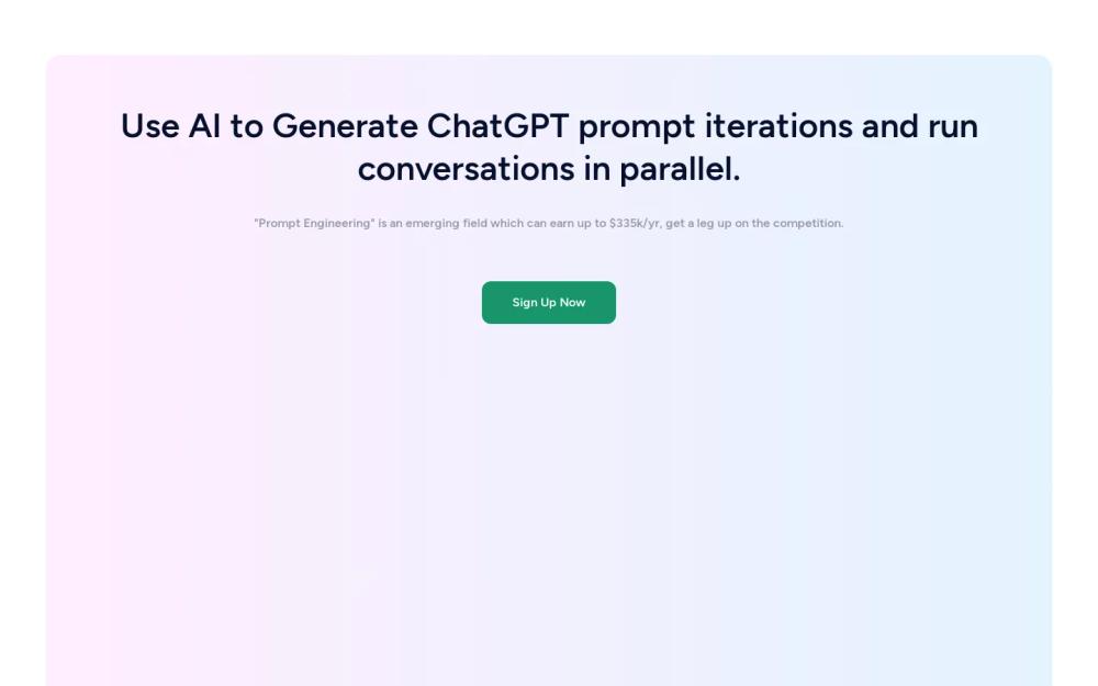 GPT Prompt Tuner website screenshot GPT Prompt Tuner website screenshot