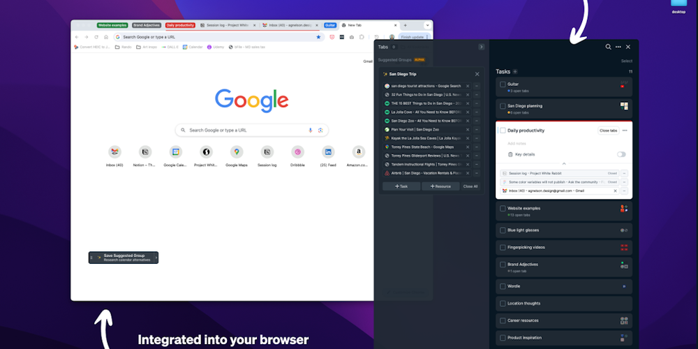 Peek website screenshot Peek website screenshot