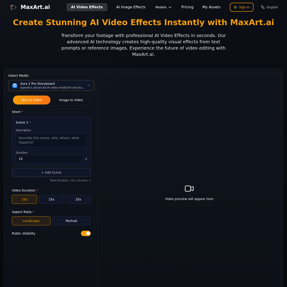 MaxArt.ai website screenshot MaxArt.ai website screenshot