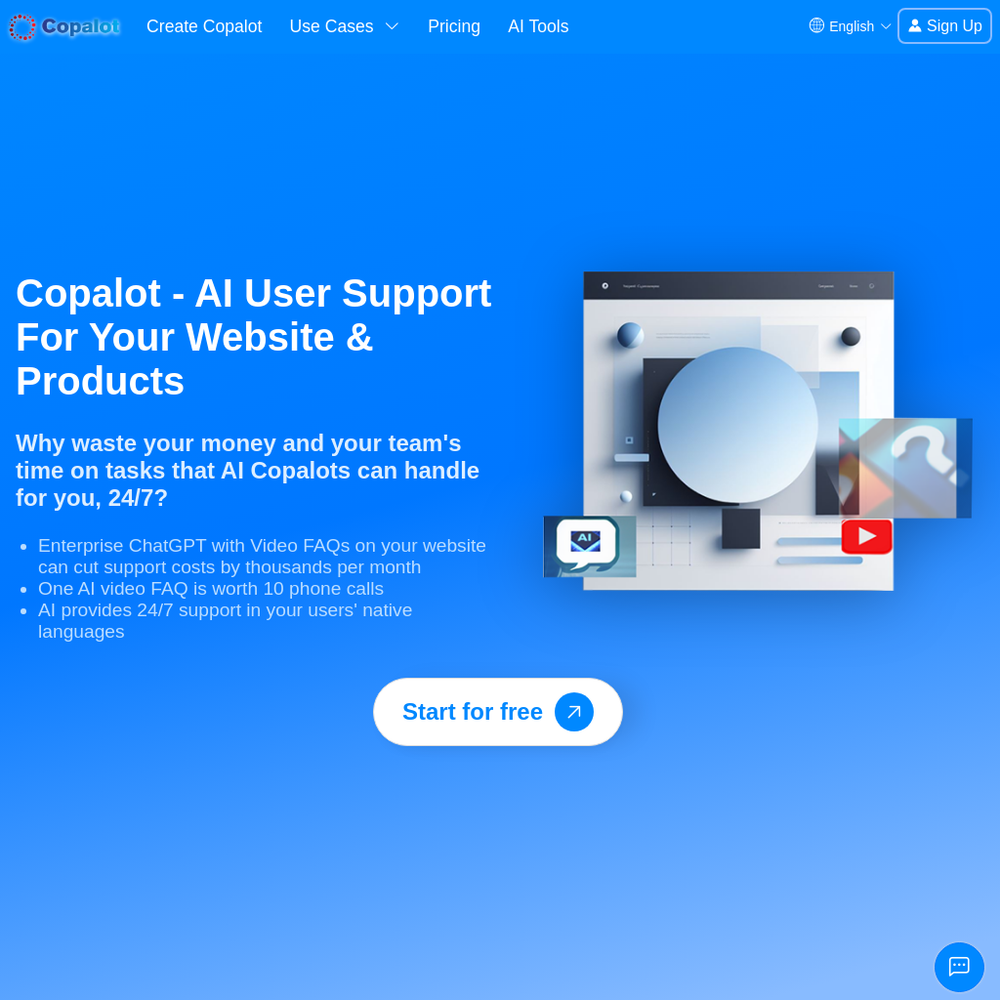 Copalot website screenshot Copalot website screenshot
