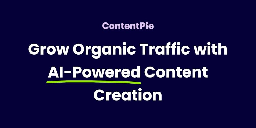 ContentPie website screenshot ContentPie website screenshot