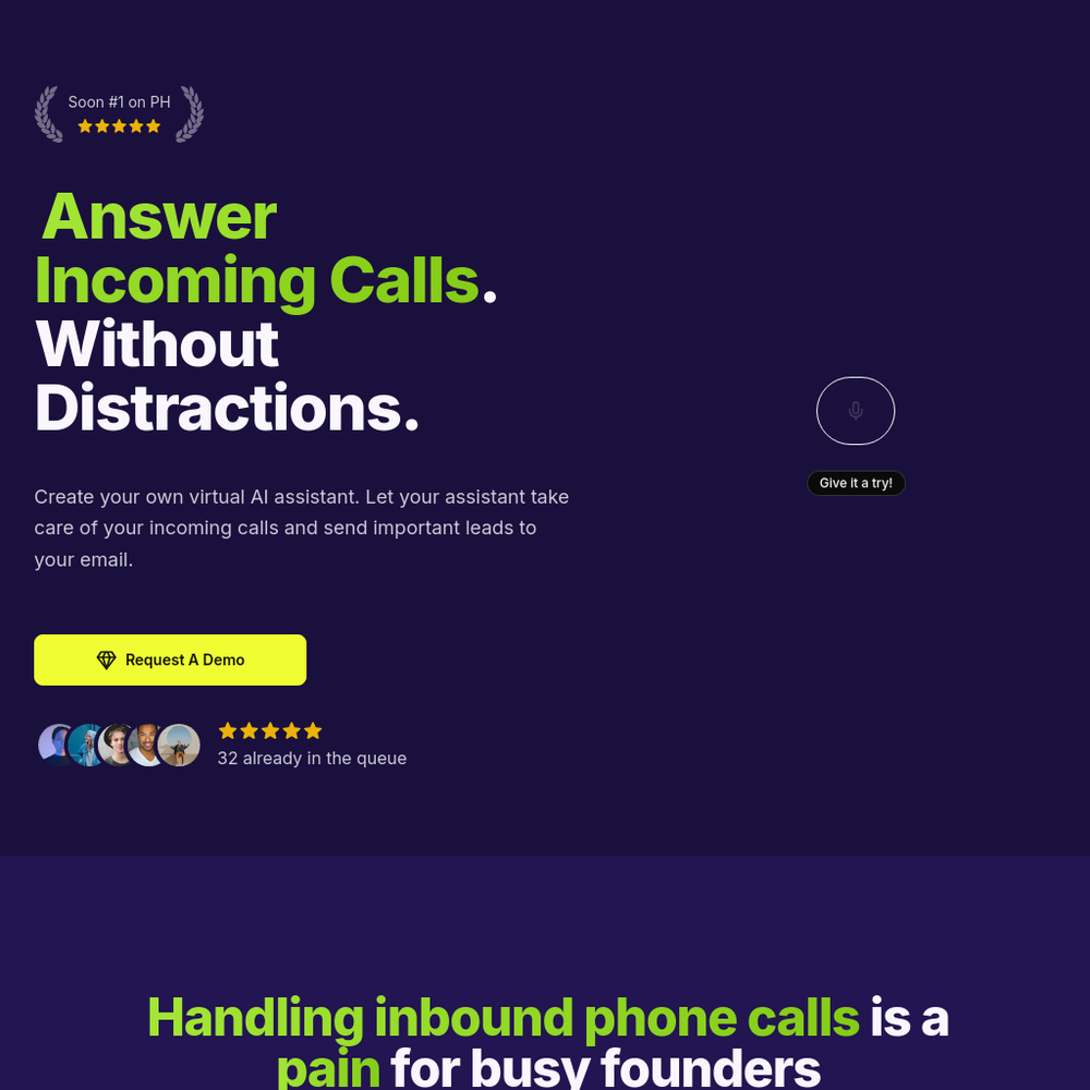 VoiceBuddy AI website screenshot VoiceBuddy AI website screenshot