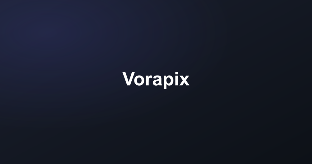 Screenshot of Vorapix Screenshot of Vorapix