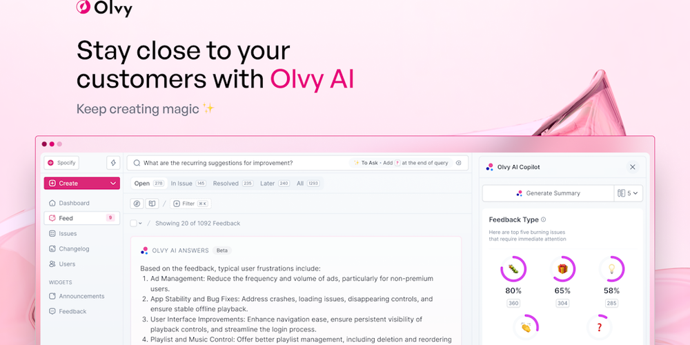 Olvy website screenshot Olvy website screenshot