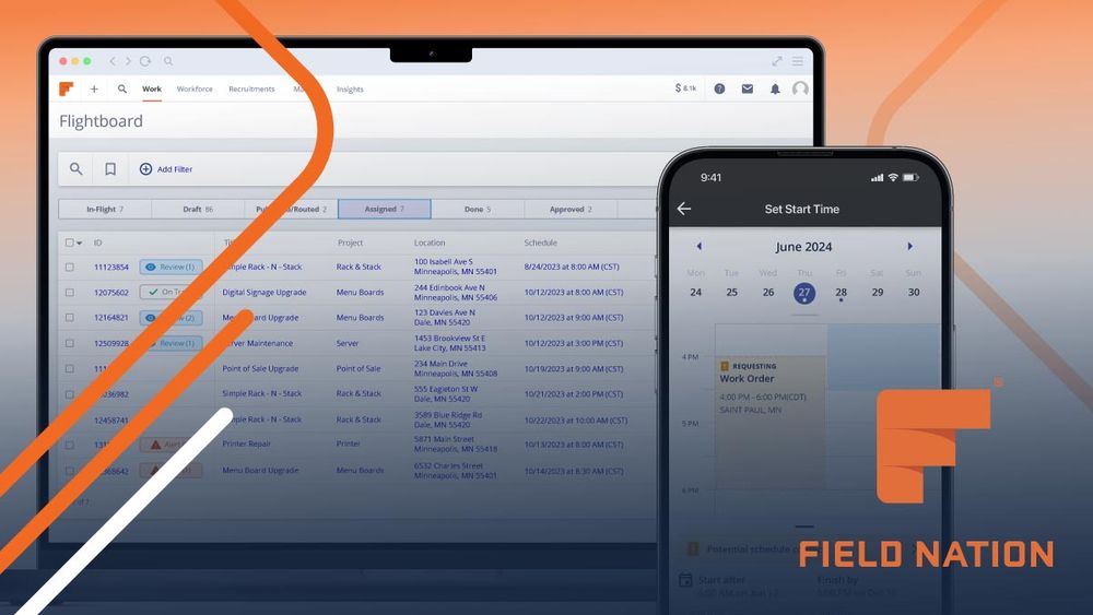 Screenshot of Field Nation Screenshot of Field Nation