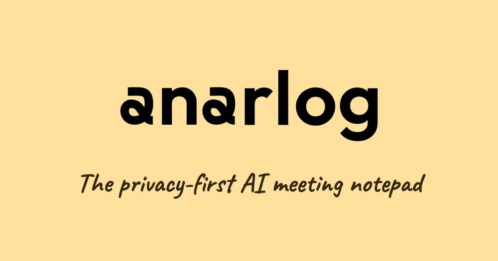 Screenshot of Anarlog Screenshot of Anarlog