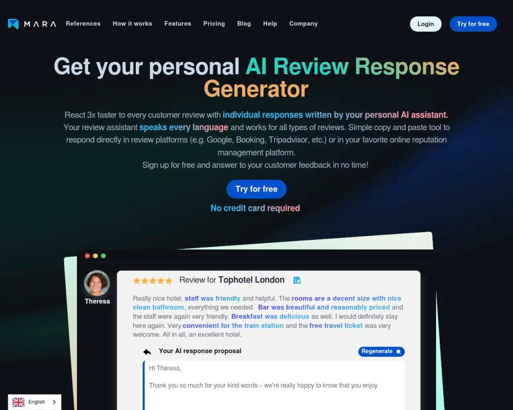 AI Review Reply Assistant website screenshot AI Review Reply Assistant website screenshot