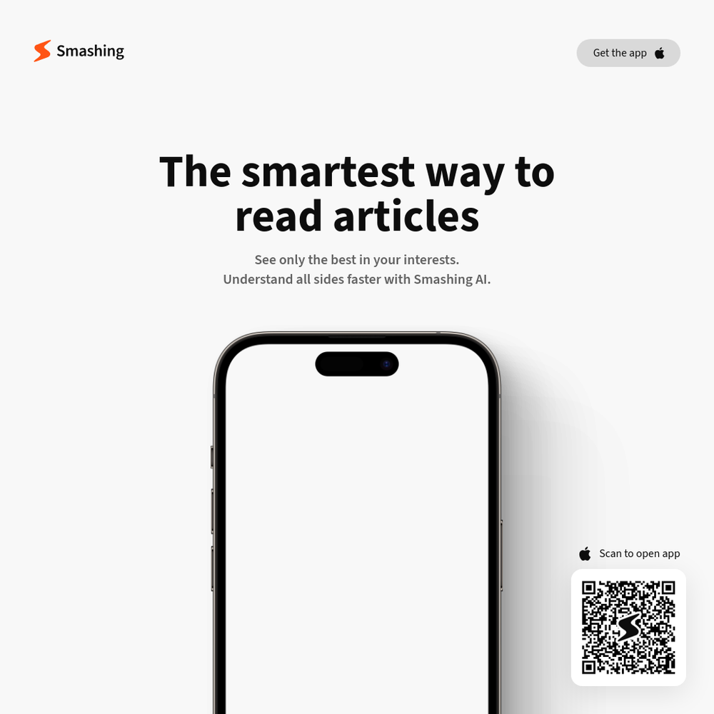 Smashing website screenshot Smashing website screenshot