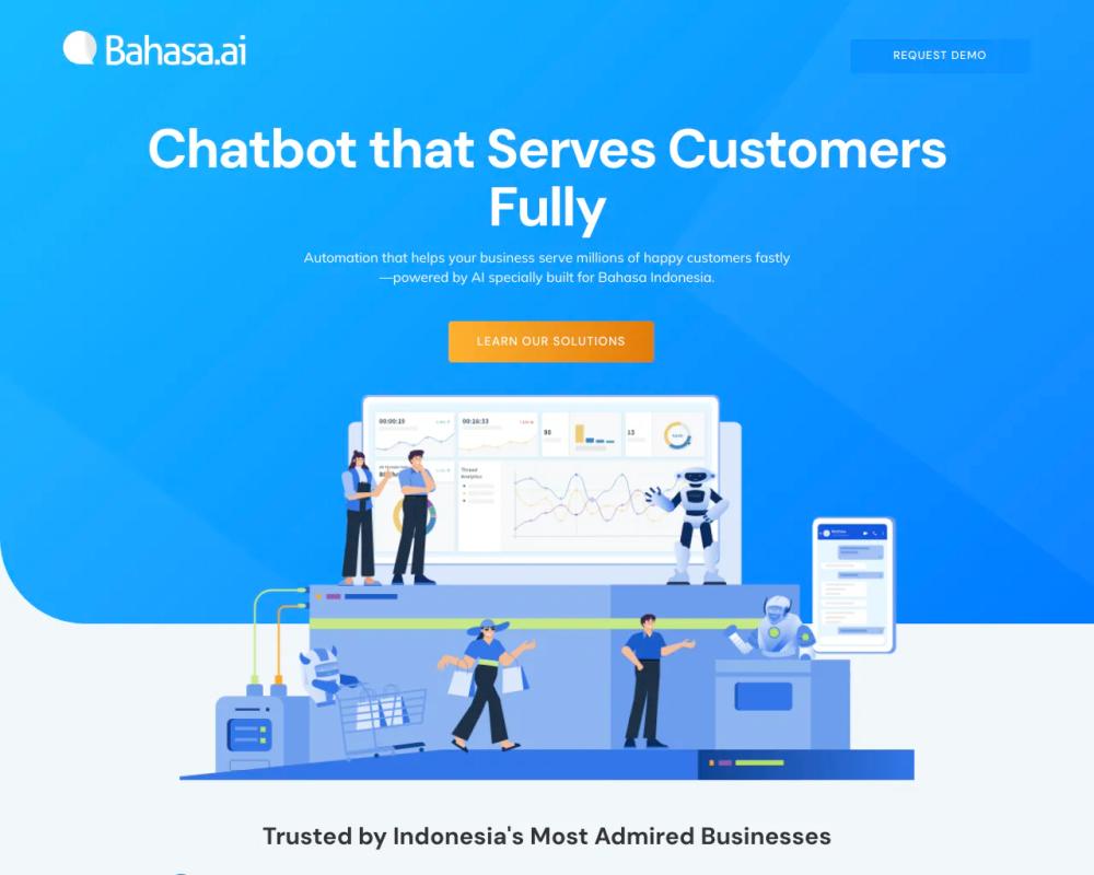 Bahasa website screenshot Bahasa website screenshot